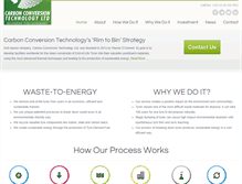 Tablet Screenshot of carbonconversiontechnology.com